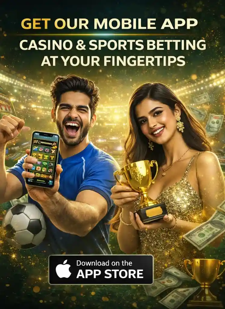 Indian players promoting casino and sports betting mobile app